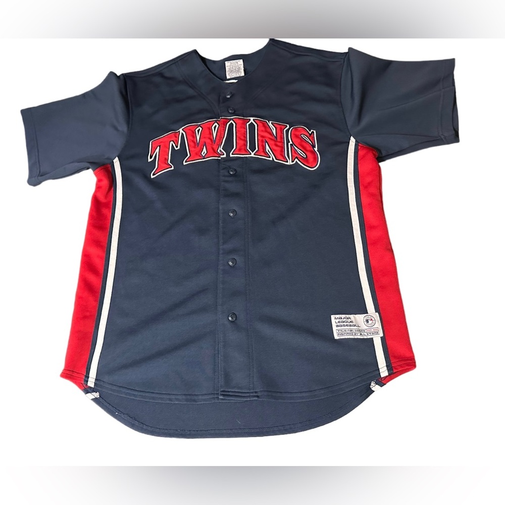 True Fan‎ Men Minnesota Twins Justin Morneau Stitched Jersey 33 Sz Large